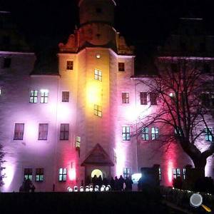 Fassadenillumination Wasserschloß Schönfeld