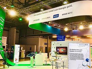 Messestand ENSO 2020 Rigging und Beleuchtung