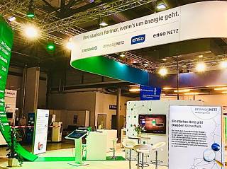 Messestand ENSO 2020 Rigging und Beleuchtung