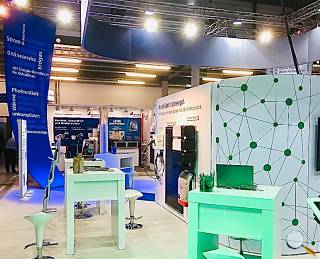 Messestand 2020 Rigging und Beleuchtung