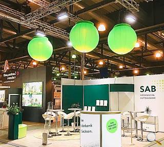 Messestand SAB 2020 Rigging und Beleuchtung