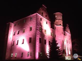 Fassadenillumination Schloss Schönfeld